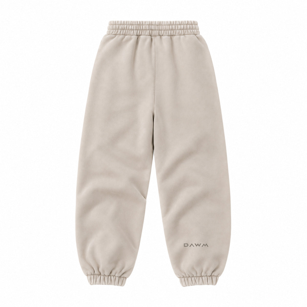 DAWM ESSENTIAL 01 355 GSM fleece sweatpants in Bone, alternate view