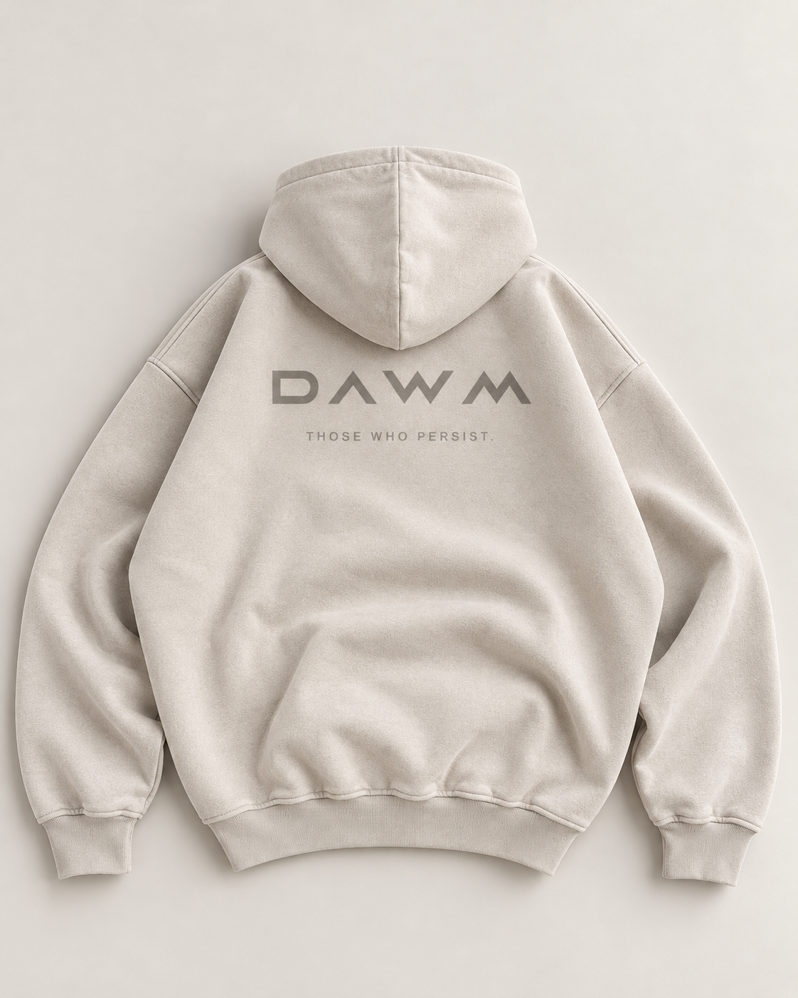 Fleece Hoodie — Bone