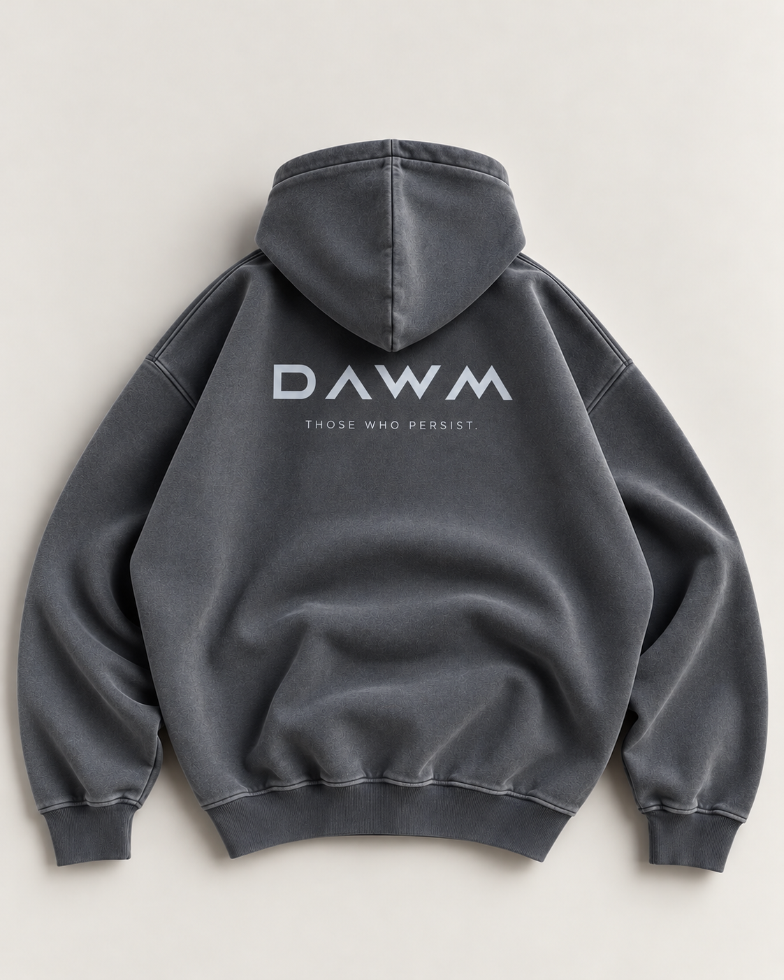 Fleece Hoodie — Washed Black