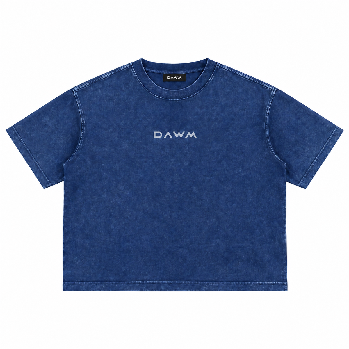 DAWM CODED 01 MU’MIN 275 GSM oversized tee in Deep Slate, second alternate view